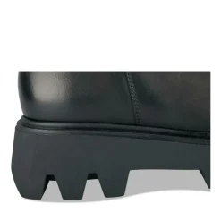 Bottes NOIR Femme Motif Uni Fermeture éclair