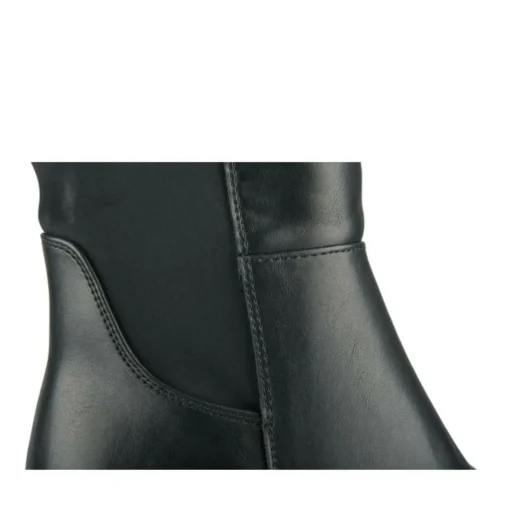 Bottes NOIR Femme Motif Uni Fermeture éclair