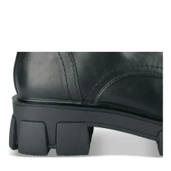 Bottes NOIR Femme Motif Uni Lacets