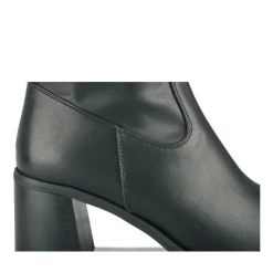 Bottes NOIR Femme Motif Uni Fermeture éclair