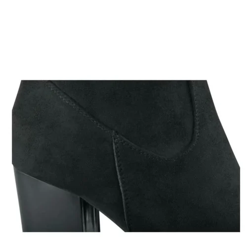 Bottes NOIR Femme Motif Uni Fermeture éclair