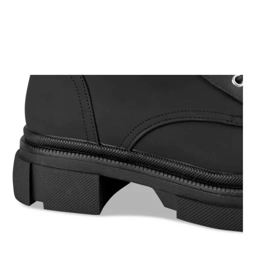 Bottes NOIR Femme Motif Uni Fermeture éclair