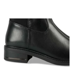 Bottes NOIR Femme Motif Uni Fermeture éclair