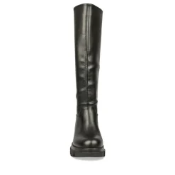Bottes NOIR Femme Motif Uni A Enfiler