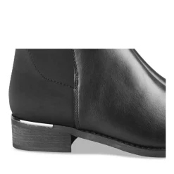 Bottes NOIR Femme Motif Uni Fermeture éclair