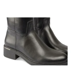 Bottes NOIR Femme Motif Uni Fermeture éclair