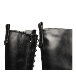 Bottes NOIR Femme Motif Uni Fermeture éclair