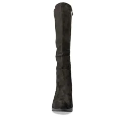Bottes NOIR Femme Motif Uni Fermeture éclair