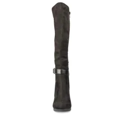 Bottes NOIR Femme Motif Uni Fermeture éclair