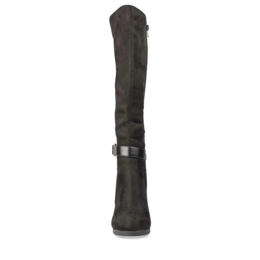 Bottes NOIR Femme Motif Uni Fermeture éclair