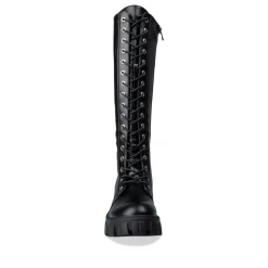 Bottes NOIR Femme Motif Uni Fermeture éclair