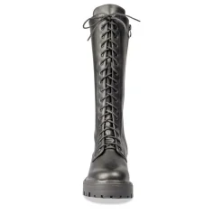Bottes NOIR Femme Motif Uni Fermeture éclair