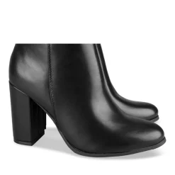 Bottes NOIR Femme Motif Uni Fermeture éclair