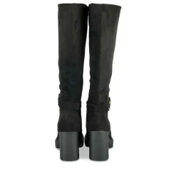 Bottes NOIR Femme Motif Uni Fermeture éclair