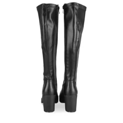 Bottes NOIR Femme Motif Uni Fermeture éclair