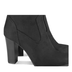 Bottes NOIR Femme Motif Uni Fermeture éclair