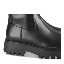 Bottes NOIR Femme Motif Uni Fermeture éclair