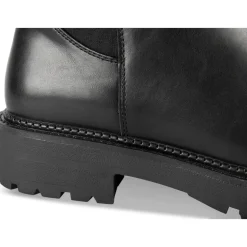 Bottes NOIR Femme Motif Uni A Enfiler