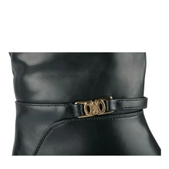 Bottes NOIR Femme Motif Uni Fermeture éclair