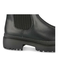 Bottes NOIR Femme Motif Uni A Enfiler