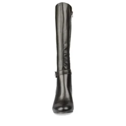 Bottes NOIR Femme Motif Uni Fermeture éclair