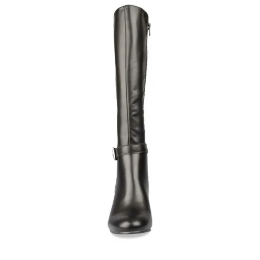 Bottes NOIR Femme Motif Uni Fermeture éclair