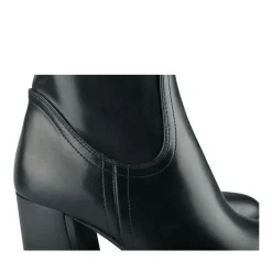 Bottes NOIR Femme Motif Uni Fermeture éclair