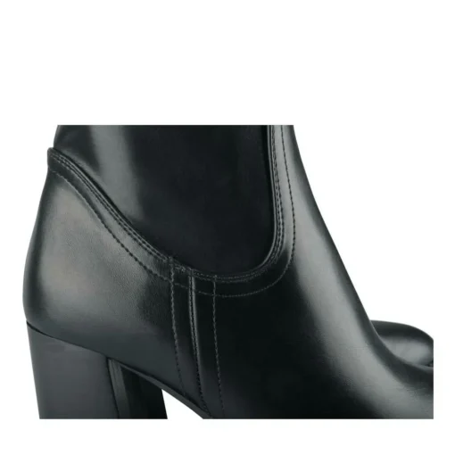 Bottes NOIR Femme Motif Uni Fermeture éclair