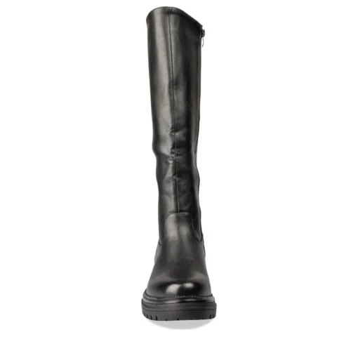 Bottes NOIR Femme Motif Uni Fermeture éclair