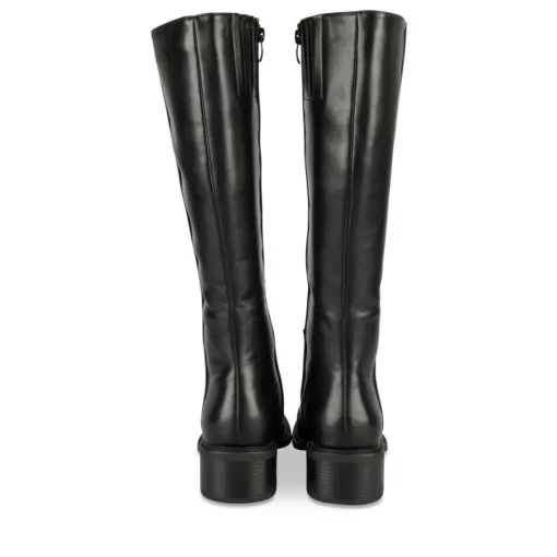 Bottes NOIR Femme Motif Uni Fermeture éclair
