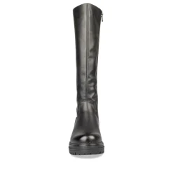 Bottes NOIR Femme Motif Uni Fermeture éclair