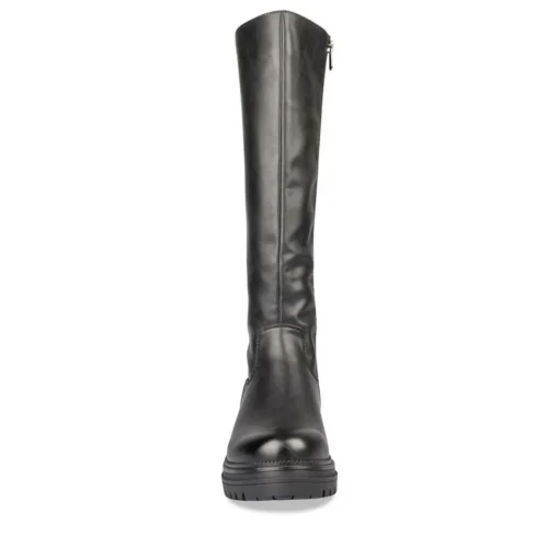Bottes NOIR Femme Motif Uni Fermeture éclair