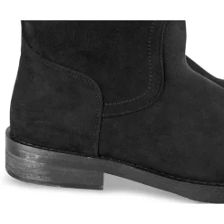 Bottes NOIR Femme Motif Uni A Enfiler