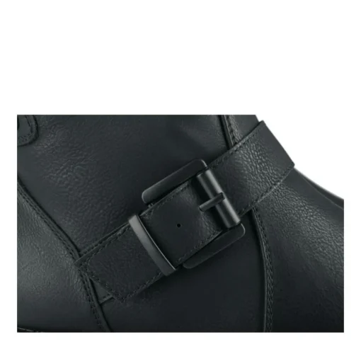 Bottes NOIR Femme Motif Uni Fermeture éclair