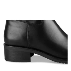Bottes NOIR Femme Motif Uni Fermeture éclair