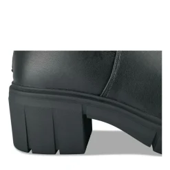 Bottes NOIR Femme Motif Uni Fermeture éclair