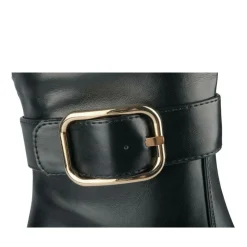 Bottes NOIR Femme Motif Uni Fermeture éclair