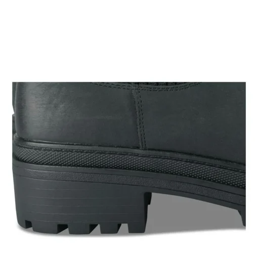 Bottes NOIR Femme Motif Uni A Enfiler