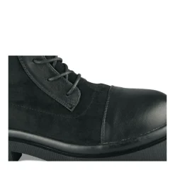 Bottes NOIR Femme Motif Uni Lacets