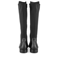 Bottes NOIR Femme Motif Uni Fermeture éclair