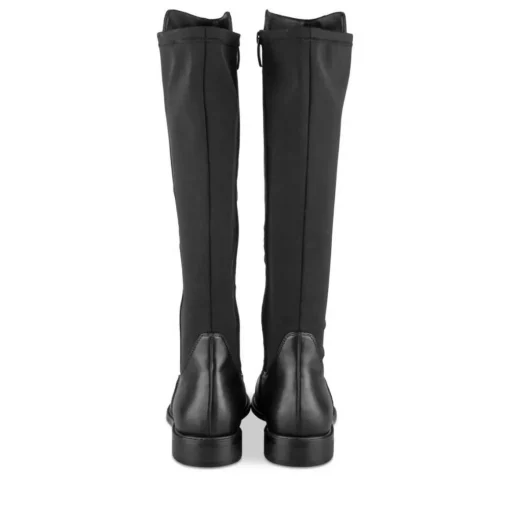 Bottes NOIR Femme Motif Uni Fermeture éclair
