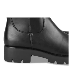 Bottes NOIR Femme Motif Uni Fermeture éclair