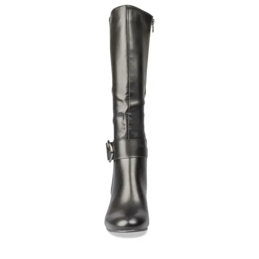 Bottes NOIR Femme Motif Uni Fermeture éclair
