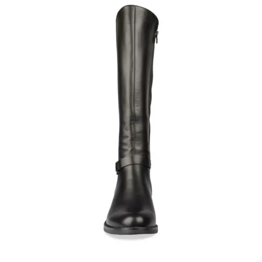 Bottes NOIR Femme Motif Uni Fermeture éclair