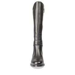 Bottes NOIR Femme Motif Uni Fermeture éclair