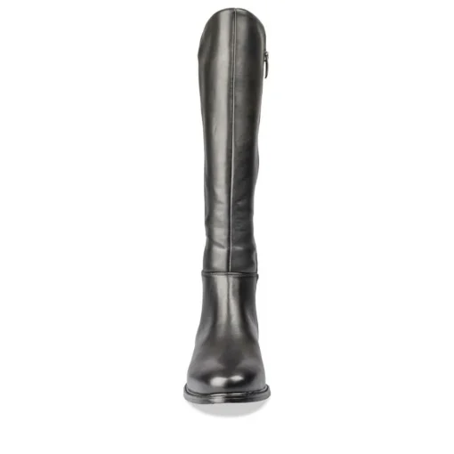 Bottes NOIR Femme Motif Uni Fermeture éclair