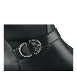 Bottes NOIR Femme Motif Uni Fermeture éclair
