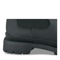 Bottes NOIR Femme Motif Uni Elastique