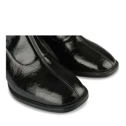 Bottes NOIR Femme Motif Uni Fermeture éclair