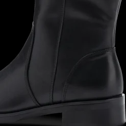 Bottes NOIR Femme Motif Uni Fermeture éclair